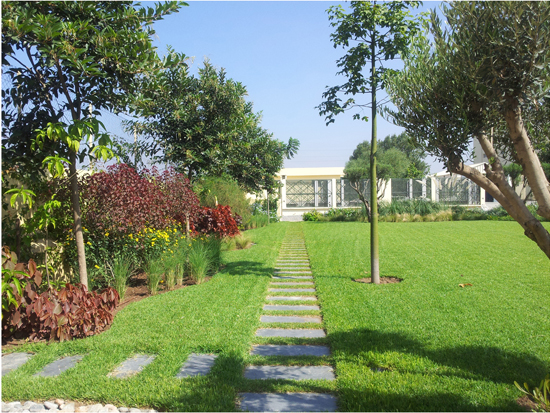 Jardin de villa Touche Verte