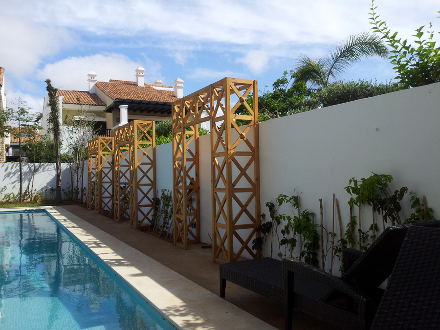 Piscine et pergola Touche Verte